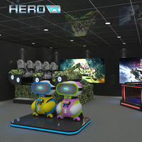 HEROVR 9D VR parc d'attractions intérieur F1 simulateur multijoueur surf mouvement course machine de jeu de réalité virtuelle pour une utilisation en extérieur