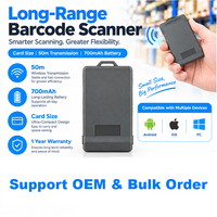 Nouveau Scanner de Code-Barres 2D Sans Fil 2026, Portée de Transmission de 50m, Format de Poche pour l'Inventaire d'Entrepôt, les Magasins de Détail et l'Expédition Express