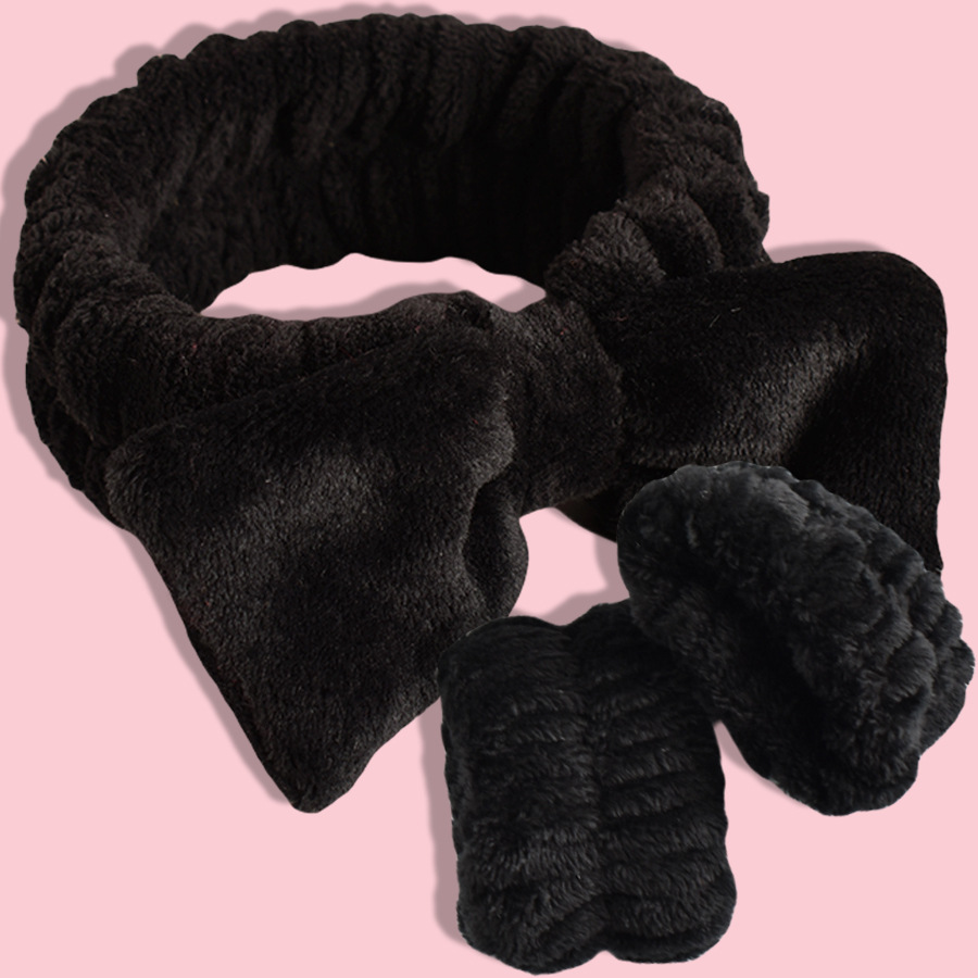 10#ensemble de 3 ceintures de toilette noires