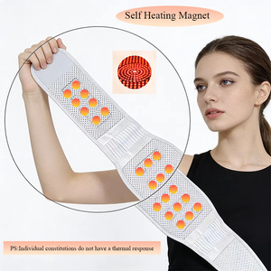 Ceinture de soutien lombaire pour hommes et femmes, respirante, auto-chauffante, magnétique, avec <span class=keywords><strong>4</strong></span> baleines renforcées, réglable, pour le soutien du dos et la sciatique - Product Image 2