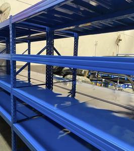 Étagères de présentation de vente au détail multifonctionnelles en acier allié durable, galvanisées à chaud double face, équipement de stockage de marchandises robuste - Product Image 3