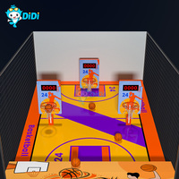 Terrain de jeu intérieur interactif jeu d'arcade de basket-ball parc sportif notation électronique notation d'arcade de basket-ball électronique