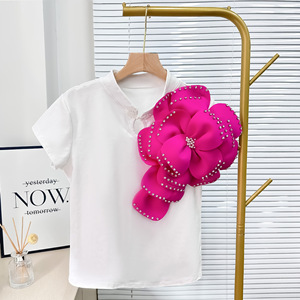 Bán buôn 3D hoa Lớn Thạch đính vá, handmade vải Blossom trang trí cho DIY Dress & trang phục chỉnh trang - Product Image 3