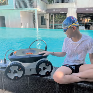 Robot nettoyeur de <span class=keywords><strong>piscine</strong></span> automatique intelligent sans fil avec fonction de nettoyage des parois, aspirateur sous-marin sans fil - Product Image 5
