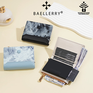 Baellerry Minimalist <b>Wallet</b> With <b>RFID</b> <b>Blocking</b> Technology Multi Card Holder Unisex Everyday Use - Product Image 4