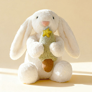 <strong>UK</strong> JC Doll Fun <strong>Christmas</strong> Tree Rabbit Plush Toy, Heart-Hugging Bunny Doll, <strong>Christmas</strong> Decoration - Product Image 3
