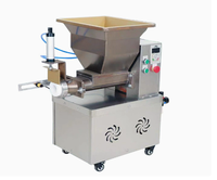 Machine commerciale automatique en acier inoxydable pour la division et la façonnage de pâtes, idéale pour les pains vapeur et les raviolis, moteur, capacité de 60 pièces/minute