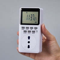 Prise NFC UE 230V 16A avec minuterie numérique et prises intégrées, modèle Italie, en promotion