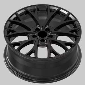 Rines de Aleación de Primera Calidad, 18, 19, 20, <span class=keywords><strong>21</strong></span> Pulgadas, Negro Cromado, Negro Satinado, Tamaño 16, Rines Negros - Product Image 3