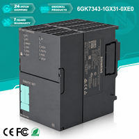 6GK7343-1GX31-0XE0 Siemens SIMATIC NET CP 343-1 Prosesor Komunikasi Ethernet Industri PROFINET S7-300 Lanjutan