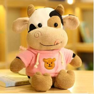 Cadeaux pour étudiants 2025 : Nouvelle peluche mignonne Vache <span class=keywords><strong>Hobbit</strong></span> tachetée, Poupée cadeau du zodiaque pour étudiants et étudiantes - Product Image 4
