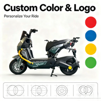 Vélo électrique urbain 48V 800W avec écran LCD numérique, moteur sans balais, antivol électronique, freins à tambour avant et arrière pour adultes