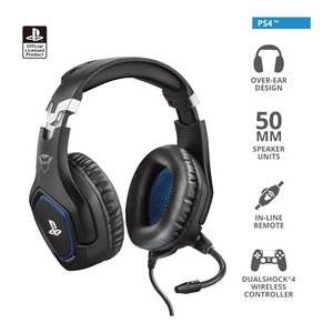Auriculares para juegos GXT 488 Forze Ps4, color negro y azul 23530 - Product Image 5