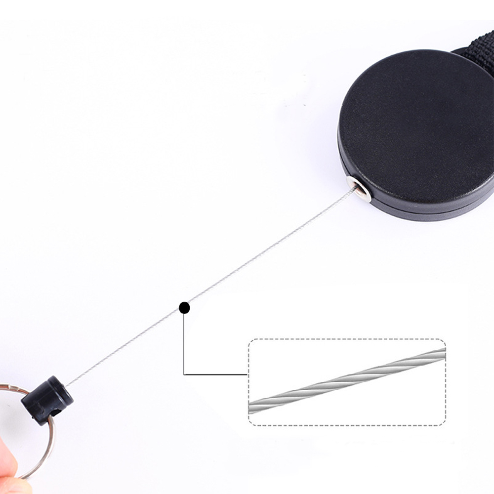 Rétracteur Zinger de pêche à la mouche, porte-clés