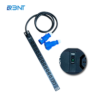 PDU de base 32A pour montage en rack avec protection contre les surcharges, protection contre les surtensions en option, prises personnalisables