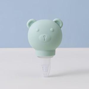 Diseño de dibujos animados Recién nacido Aspirador de nariz Aspirador <span class=keywords><strong>nasal</strong></span> manual de silicona Herramienta de limpieza de nariz Clip para bebé - Product Image 4