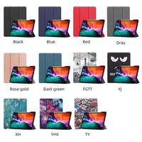 Étui de protection intégrale pliable pour tablette iPad Pro 12,9 pouces, design antichoc, support folio, porte-stylo (Multi)