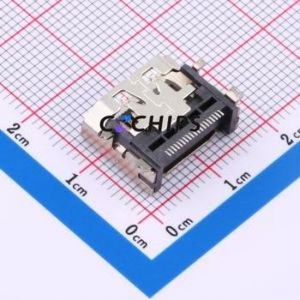 HC-HDMI0019T-4 <b>HDMI</b> <b>Connector</b> SMD <b>Connector</b> ( <b>Connector</b> Type: <b>HDMI</b>-A )( Gender: Female )( Total Number of PINs: 19P ) - Product Image 2