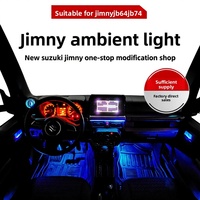 Kit d'éclairage d'ambiance en gros pour Suzuki Jimny 18+ modèles JB64/JB74 UNI-JN18B-ATM 13 couleurs, kit 9 pièces fabriqué en Chine