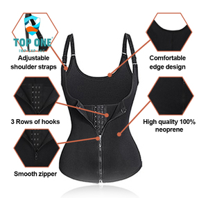 Top One haute qualité respirant Shapewear taille formateur Fitness corps Corset pour la perte de poids minceur gilet pour les femmes - Product Image 4