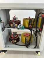 Stabilisateur de tension monophasé 40 kVA 220 V entièrement en cuivre AVR pour ligne de production industrielle
