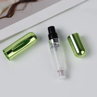 Bon prix vide en verre mini bouteille de parfum aluminium métal rechargeable atomiseur de parfum vaporisateur