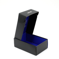 Boîte de téléphone portable en carton noir Recyclable électronique grand public boîte de produits créatifs pour produits