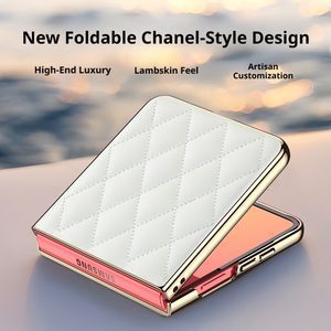เคสโทรศัพท์ Lingge Xiaoxiangfeng เหมาะสำหรับ Samsung Z Flip7 เคสกันกระแทกแบบบางพิเศษรุ่นใหม่ Z Flip7 ระดับไฮเอนด์สุดหรู - Product Image 2