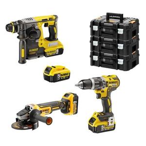 Ensemble d'outils sans fil DeWalt 3 pièces avec batterie et étui pour une utilisation à la maison et en atelier - Product Image 1