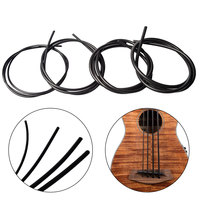 1 Pack 4PCS Bass Ukulele Bass Ubass Strings Rubber Ubass Aquila Strings 4 Strings Hawaii Guitar Parts Accessories SET