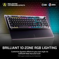 Clavier de jeu filaire à membrane OEM ODM Skiff 100 silencieux RGB QWERTY US IP53 résistant aux éclaboussures et à la poussière, touches réactives, molette multimédia, noir