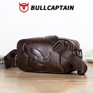 Sac à bandoulière pour homme BULLCAPTAIN, sac à main décontracté, logo personnalisé, grande capacité, sac messager pour ordinateur portable, multifonctionnel - Product Image 1