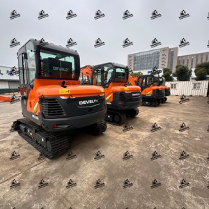 Nouvelle marque de pelle sur pneus Develon Doosan DX60W DX150W DX210W Machines de construction de haute qualité Vente de moteur de pompe à moteur de 6 tonnes - Product Image 2