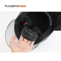 Casque de sécurité TX DEFENSE avec visière, épaissi, léger, durable, anti-impact, pour les tâches extérieures et les secours