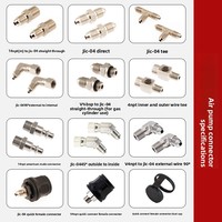 Adaptateur en T ondulé en acier inoxydable pour pompe à air double cylindre 12V, pièces de compresseur d'air 4x4 australien