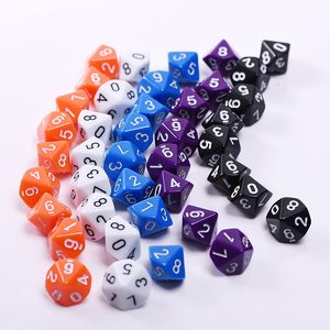 อุปกรณ์เสริมสำหรับเกมบนโต๊ะสำหรับเด็ก0-9ลูกเต๋าหลายด้านระบบดิจิทัลลูกเต๋าสิบด้านอุปกรณ์ช่วยสอนคณิตศาสตร์ - Product Image 2