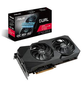 ASUS <span class=keywords><strong>AMD</strong></span> <span class=keywords><strong>Radeon</strong></span> RX 5700 Overclocké 8G GDDR6 Double Ventilateur EVO Édition DisplayPort Carte Graphique Gaming (DUAL-<span class=keywords><strong>RX5700</strong></span>-O8G-EVO) - Product Image 1