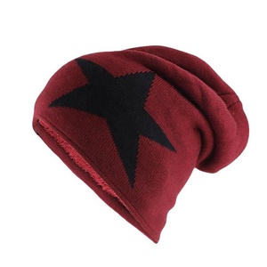 Bonnet en laine pour hommes et femmes Logo personnalisé brodé offre spéciale tendance hiver chaud extérieur Slouchy laine LOGO personnalisé vente en gros - Product Image 2