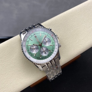 Montre de pilote pour homme 2026, chronographe, sport, acier inoxydable, affichage du calendrier - Product Image 5
