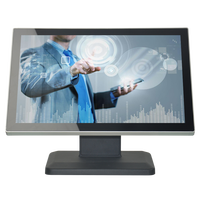 Same Style 18.5 19 21.5 23.6 Inch Pure Plane Capacitive Touch Screen Monitor 19 Inch LED Touch Monitor for Restaurant