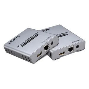 4K HDMI 120M Extender HDMI Extender 120M dengan IR Loop Cascade untuk Adaptor Audio Video Rumah