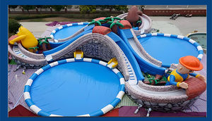 5*8m <span class=keywords><strong>40m2</strong></span> Durable Grande Piscine de <span class=keywords><strong>Jardin</strong></span> Adulte Gonflable pour la Conception Rectangulaire Gonflable d'Été pour Enfants et Adultes - Product Image 4