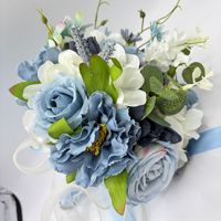 Groothandel bruiloftdecoratie artikelen bruid bruidsmeisje zijden kunstbloemenboeket