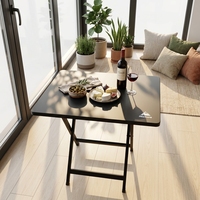 Table pliante compacte et légère en aluminium, moderne, imperméable, portable, pour pique-nique, camping, repas en plein air, mobilier d'extérieur