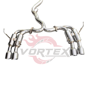 Escape de Alto Rendimiento Vortex de Acero Inoxidable 304 con Acabado Espejo, Soldado con TIG, Valvetronic de 1.5mm para Subaru WRX STI - Product Image 5