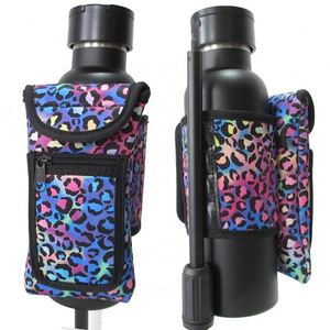 Magnetic Neoprene Gym Bag with Multipurpose Tool Sling Water <b>Bottle</b> Holder Sleeve Pouch for Cell Phone & Key Card - Product Image 1