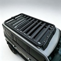 Panier de toit en acier noir pour Jeep Gladiator JT Pickup, idéal pour les expéditions tout-terrain