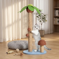 Structure d'escalade classique pour chat, en bois, pliable, petite, en sisal, écologique, pour usage intérieur