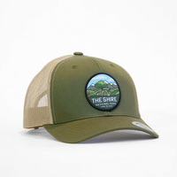 Vente en gros de patchs tissés personnalisés Casquettes de baseball pour camionneur en mousse Snapback avec patchs tissés