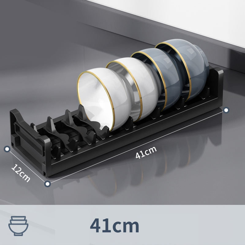 black 41CM bowl rack